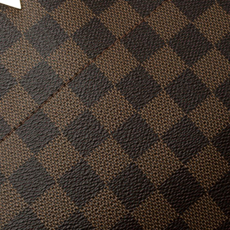 Pre Owned Louis Vuitton Damier Ebene Canvas Kensington Bowling Bag