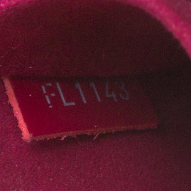 Pre Owned Louis Vuitton Fuchsia Epi Leather Alma BB Bag