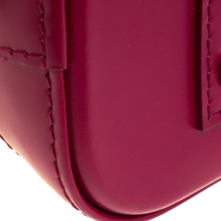 Pre Owned Louis Vuitton Fuchsia Epi Leather Alma BB Bag