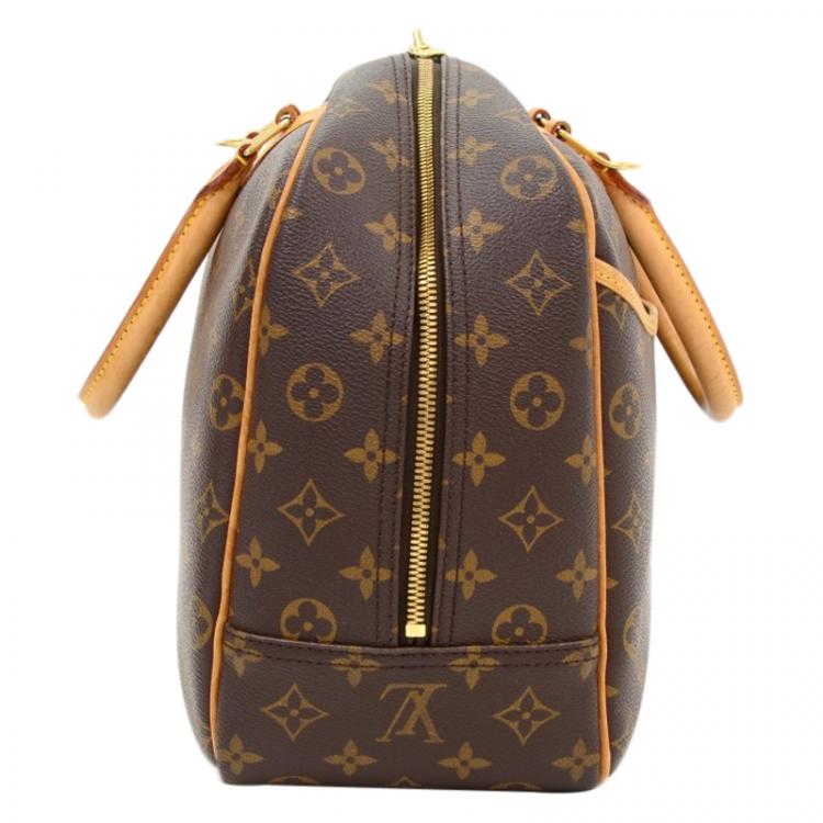Pre Owned Louis Vuitton Monogram Canvas Deauville Top Handle Bag