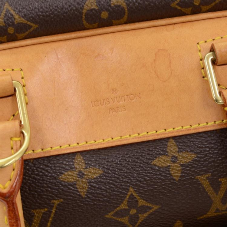 Pre Owned Louis Vuitton Monogram Canvas Deauville Top Handle Bag