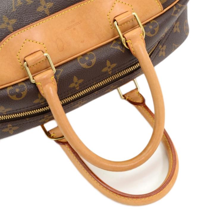 Pre Owned Louis Vuitton Monogram Canvas Deauville Top Handle Bag