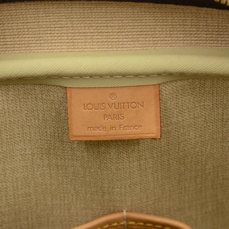 Pre Owned Louis Vuitton Monogram Canvas Deauville Top Handle Bag