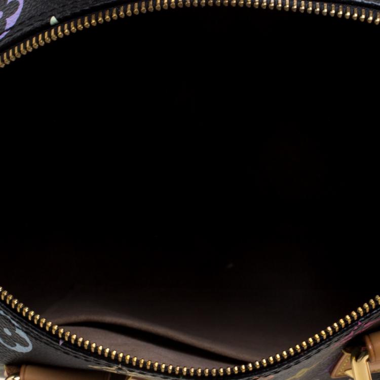 Pre Owned Louis Vuitton Black Multicolor Monogram Canvas Speedy 30