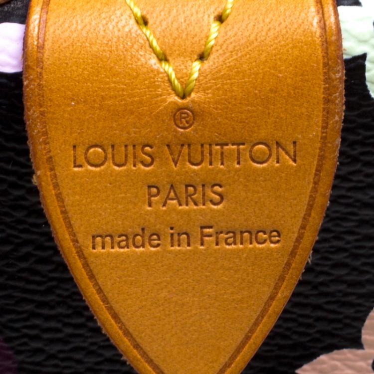 Pre Owned Louis Vuitton Black Multicolor Monogram Canvas Speedy 30
