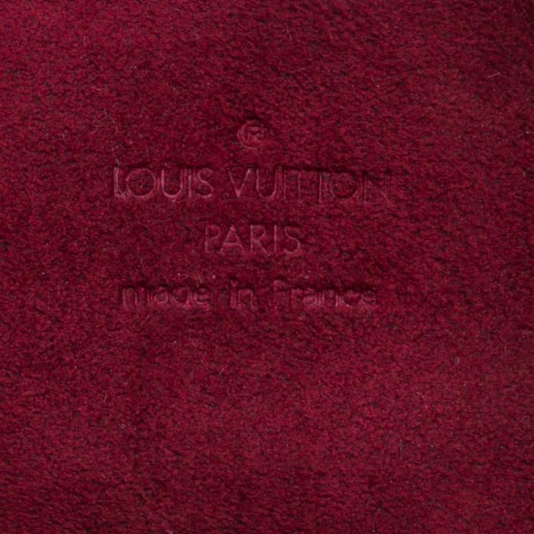 Pre Owned Louis Vuitton White Multicolor Monogram Canvas Ursula Bag