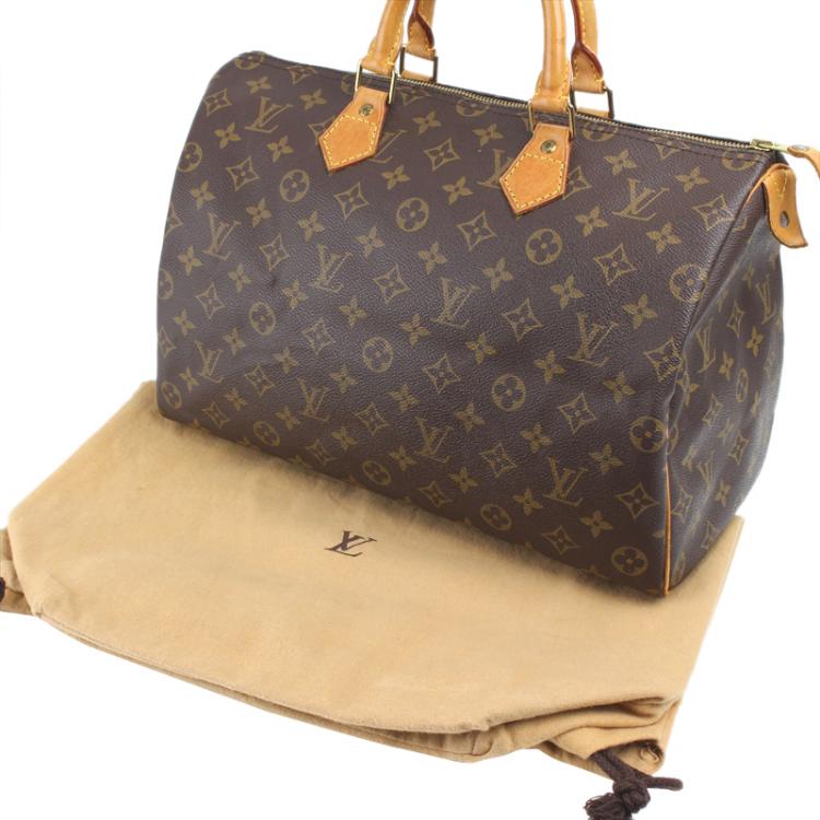 مملوكة مسبقًا Louis Vuitton Monogram Canvas Speedy 35 Bag