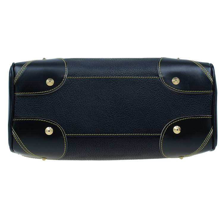 Pre Owned Louis Vuitton Black Suhali Leather Le Majestueux Tote