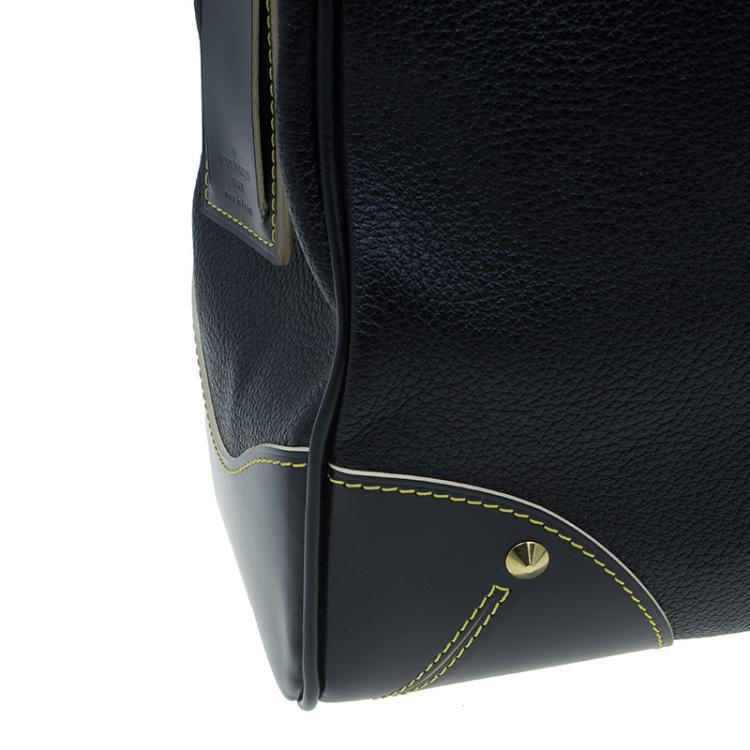 Pre Owned Louis Vuitton Black Suhali Leather Le Majestueux Tote