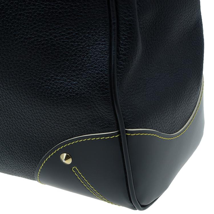 Pre Owned Louis Vuitton Black Suhali Leather Le Majestueux Tote