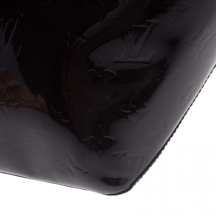 Pre Owned Louis Vuitton Amarante Monogram Vernis Bellevue PM