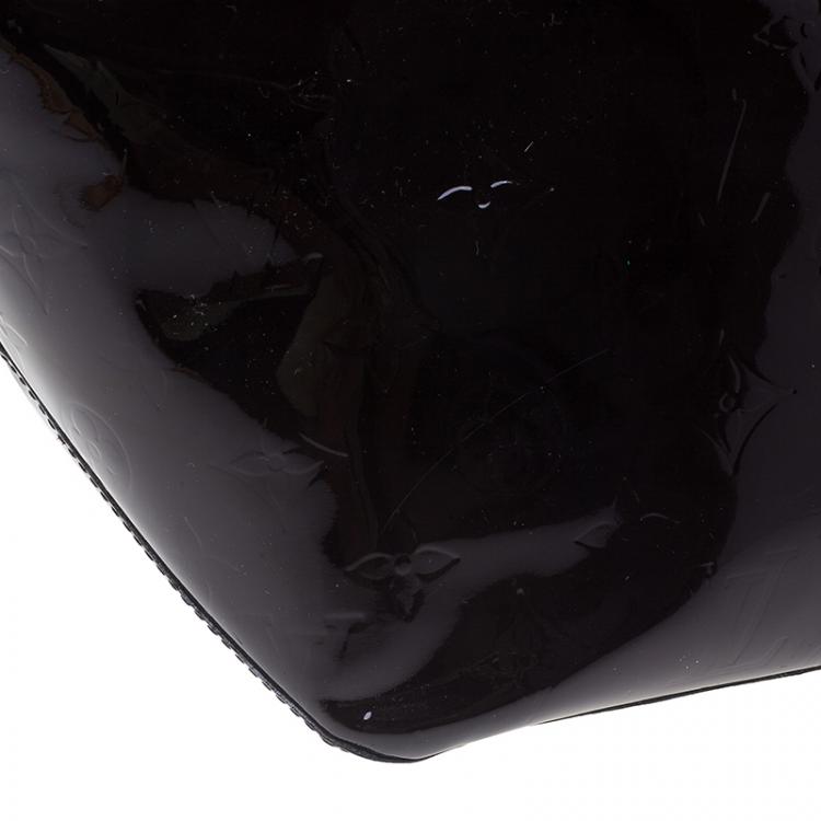 Pre Owned Louis Vuitton Amarante Monogram Vernis Bellevue PM