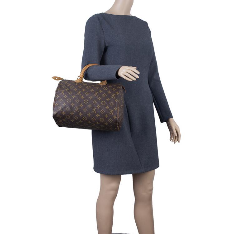 Pre Owned Louis Vuitton Monogram Canvas Speedy 30
