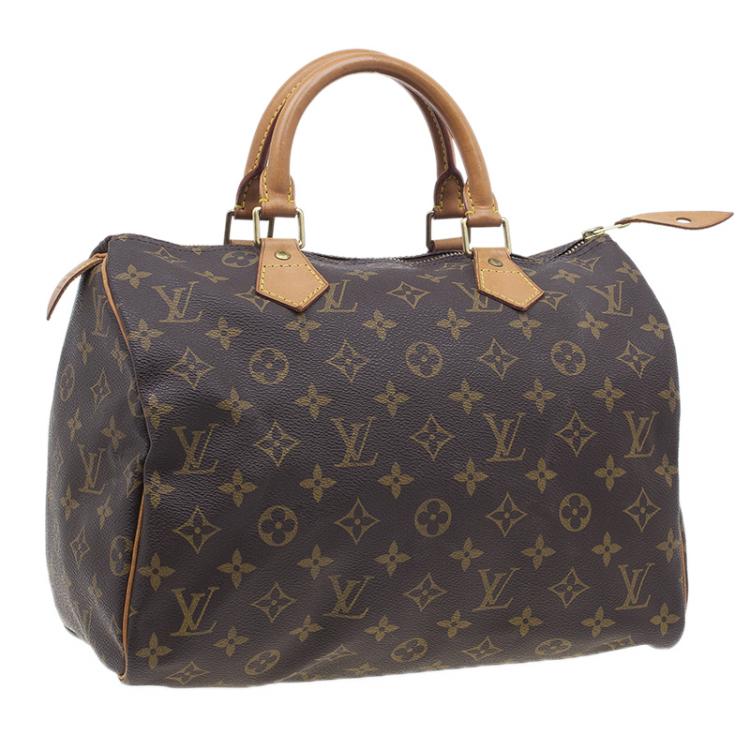 Pre Owned Louis Vuitton Monogram Canvas Speedy 30