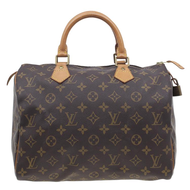 Pre Owned Louis Vuitton Monogram Canvas Speedy 30