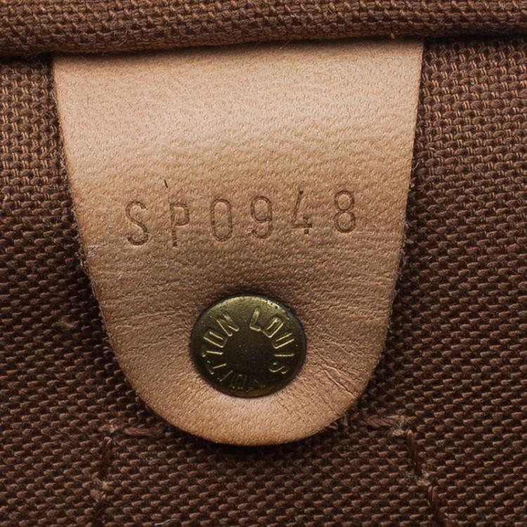 Pre Owned Louis Vuitton Monogram Canvas Speedy 30