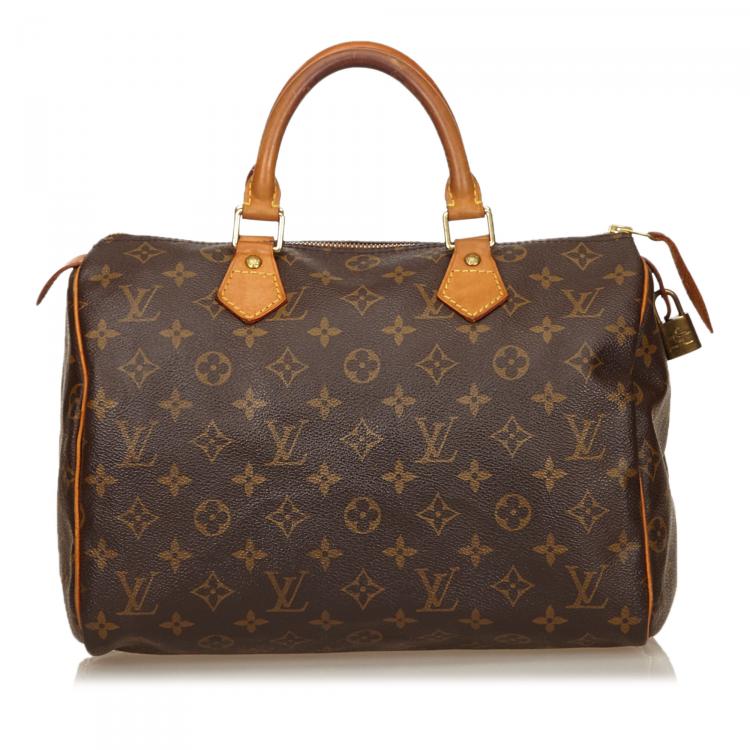 Pre Owned Louis Vuitton Monogram Canvas Speedy 30