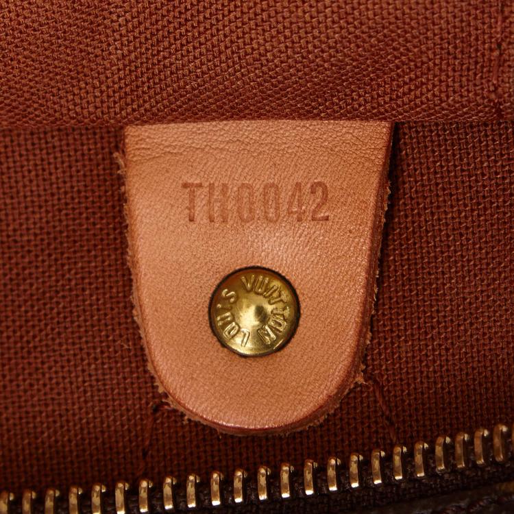 Pre Owned Louis Vuitton Monogram Canvas Speedy 30