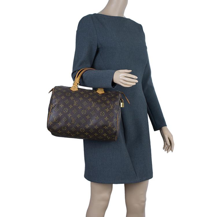 Pre Owned Louis Vuitton Monogram Canvas Speedy 30