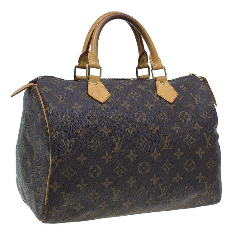 Pre Owned Louis Vuitton Monogram Canvas Speedy 30