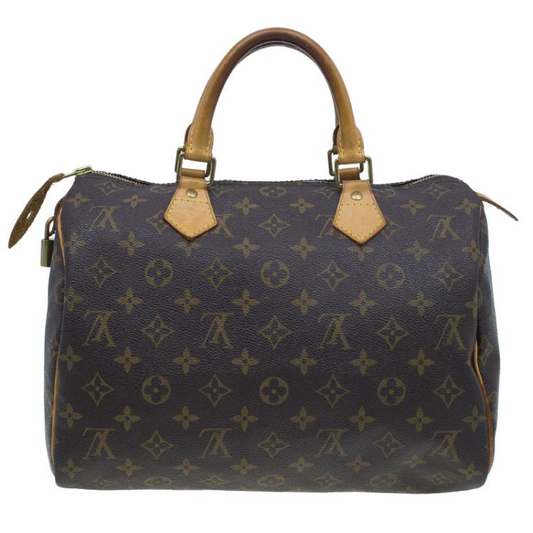 Pre Owned Louis Vuitton Monogram Canvas Speedy 30