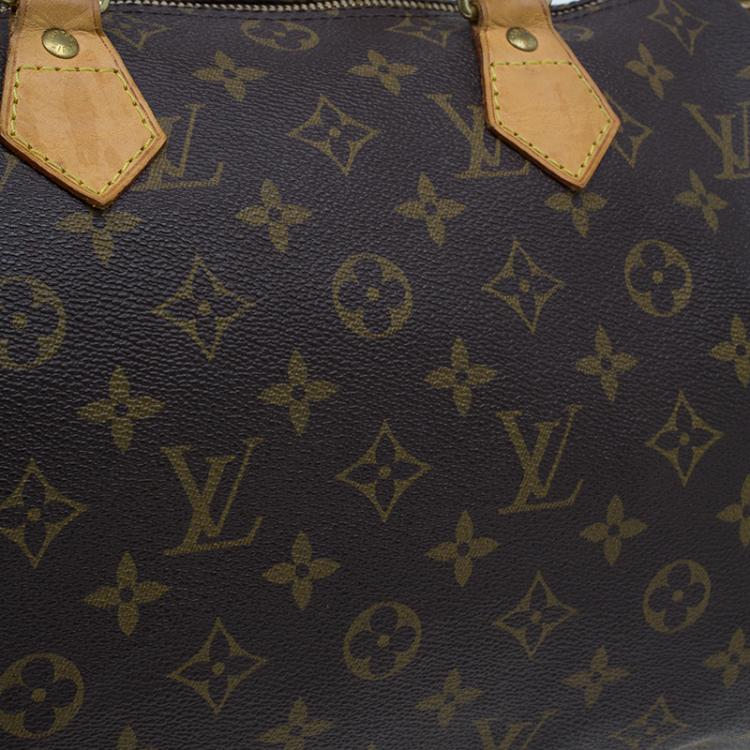Pre Owned Louis Vuitton Monogram Canvas Speedy 30