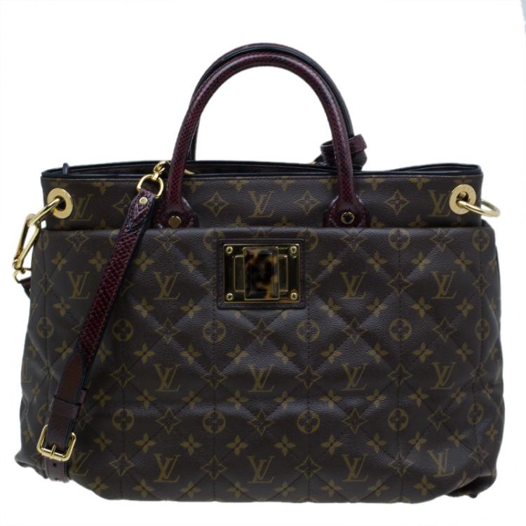Louis Vuitton, Bags, Louis Vuitton Monogram Canvas Quilted Etoile Satchel Tote  Bag Gm