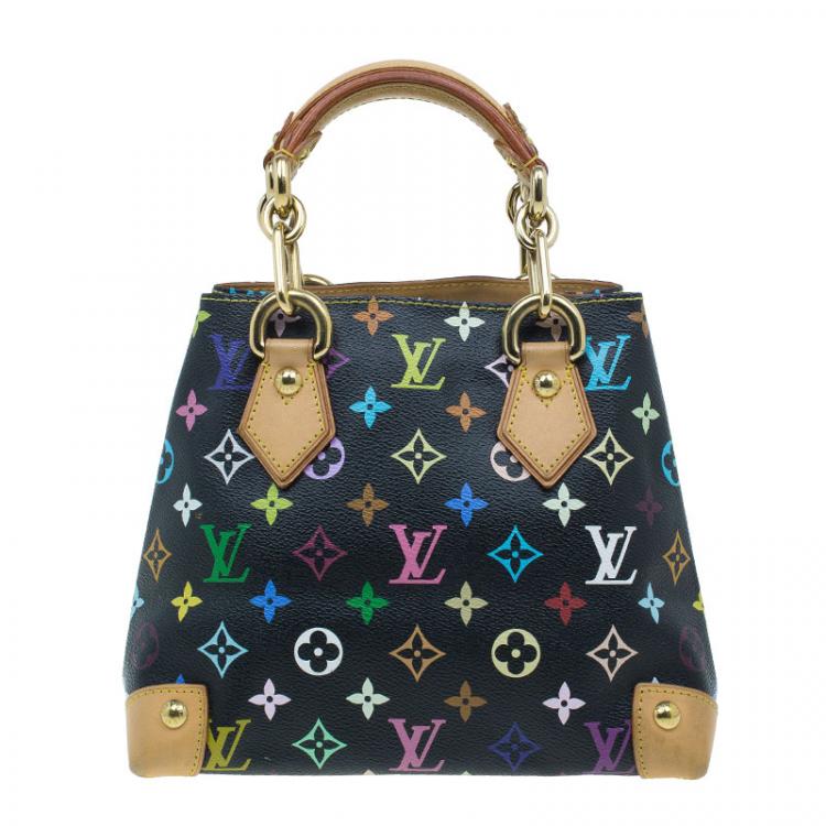A LIMITED EDITION BLACK MONOGRAM MULTICOLORE COATED CANVAS AUDRA