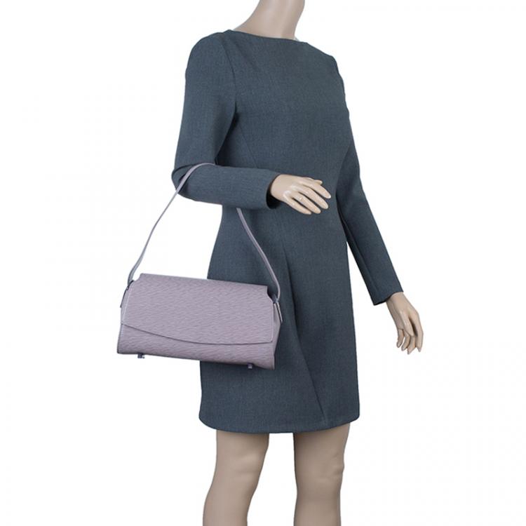 Louis Vuitton Lavander Epi Leather Nocturne Shoulder Bag + Pouch Louis  Vuitton