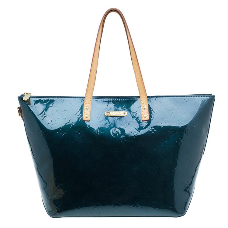 Bellevue patent leather handbag Louis Vuitton Burgundy in Patent