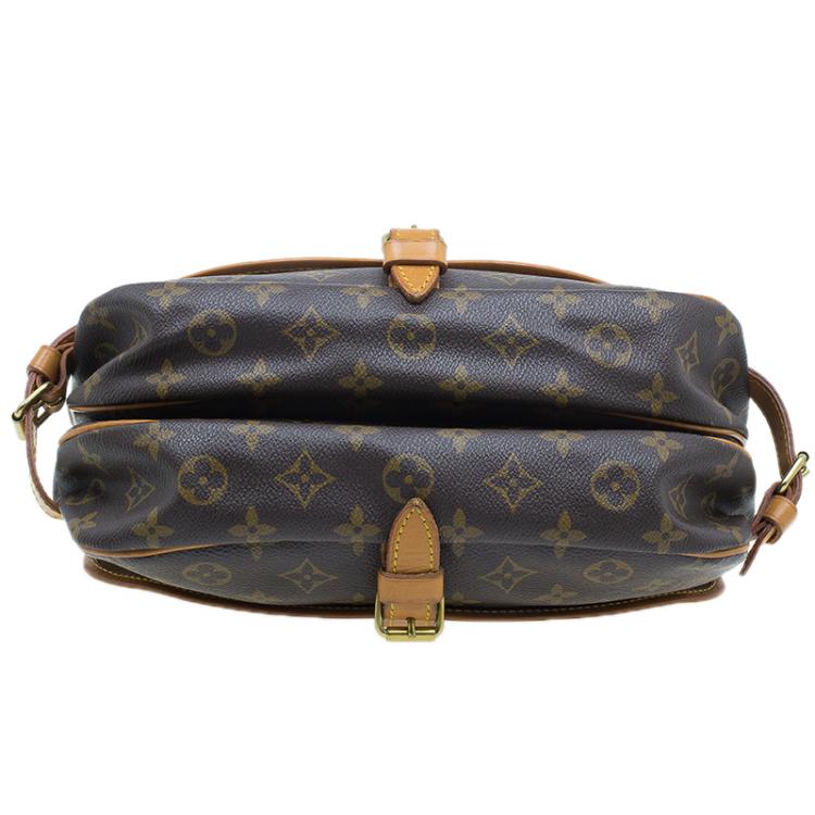 Pre Owned Louis Vuitton Monogram Canvas Saumur Messenger 30 Bag
