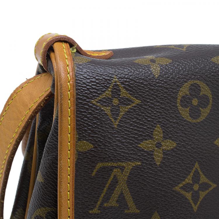 Pre Owned Louis Vuitton Monogram Canvas Saumur Messenger 30 Bag