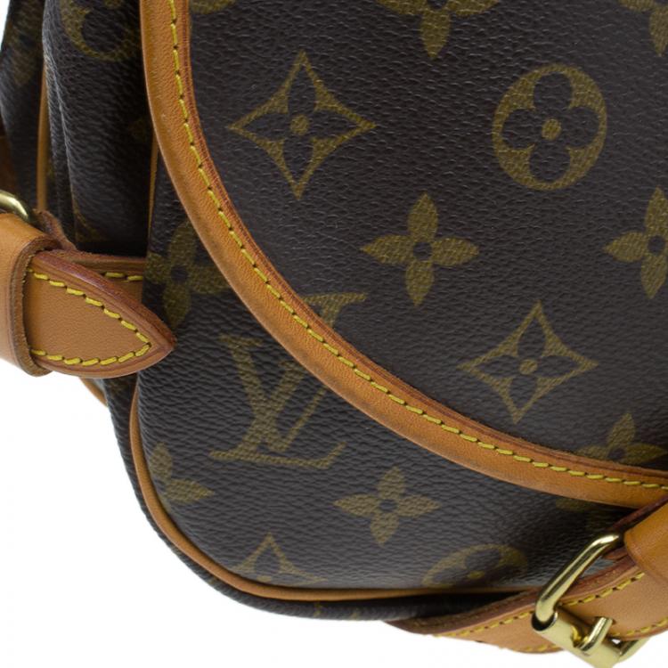 Pre Owned Louis Vuitton Monogram Canvas Saumur Messenger 30 Bag