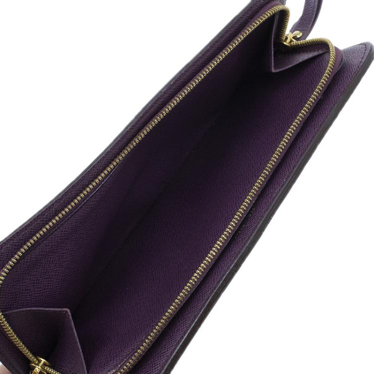 LOUIS VUITTON Monogram Multicolor Insolite Wallet Black Violet
