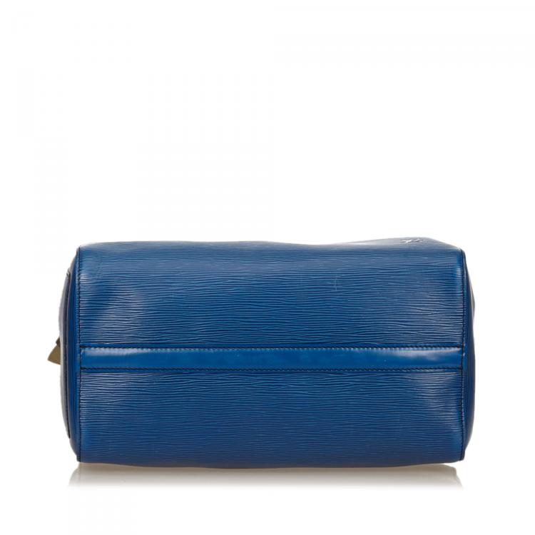 مملوكة مسبقًا Louis Vuitton Toiedo Blue Epi Leather Speedy 30