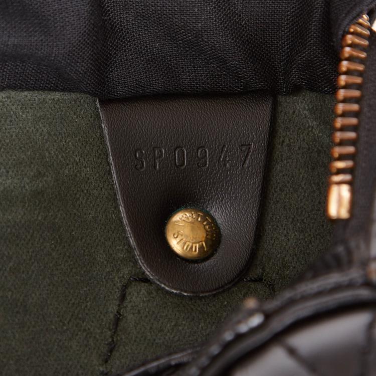 Pre Owned Louis Vuitton Black Epi Leather Speedy 25