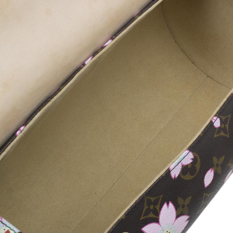 Pre Owned Louis Vuitton Monogram Canvas Limited Edition Cherry Blossom Papillon Bag