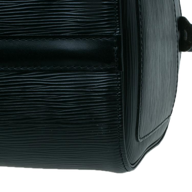 Pre Owned Louis Vuitton Black Epi Speedy 25 Bag