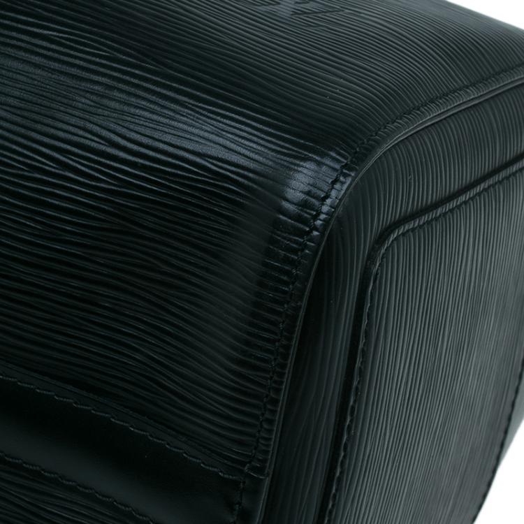 Pre Owned Louis Vuitton Black Epi Speedy 25 Bag