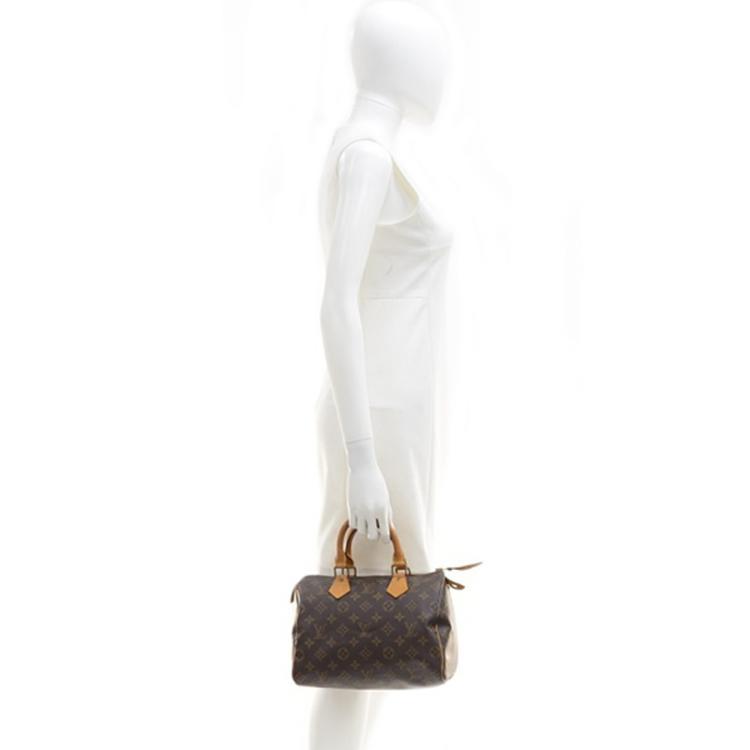 Pre Owned Louis Vuitton Monogram Canvas Speedy 25