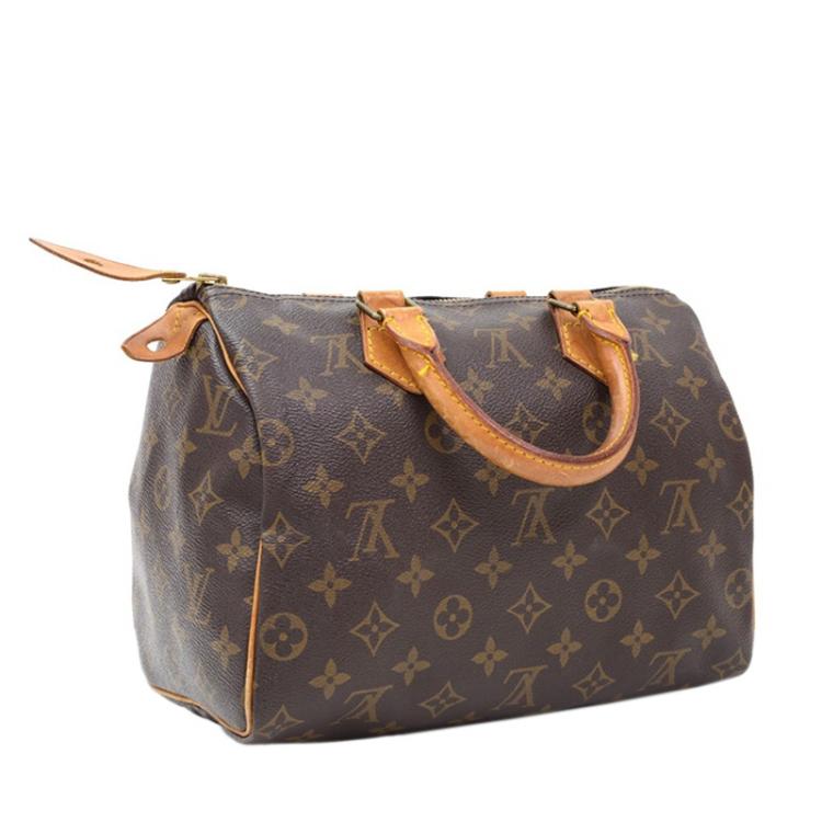 Pre Owned Louis Vuitton Monogram Canvas Speedy 25