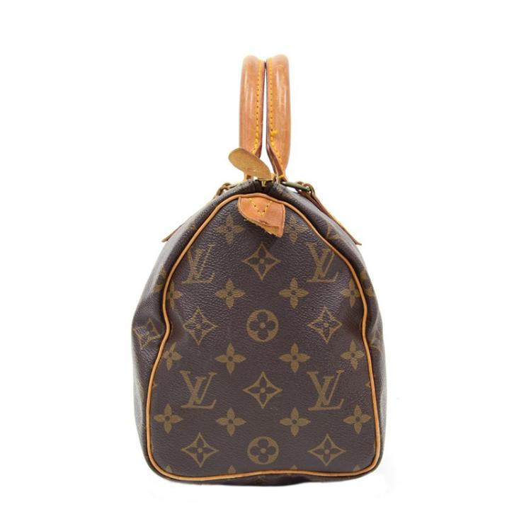 Pre Owned Louis Vuitton Monogram Canvas Speedy 25