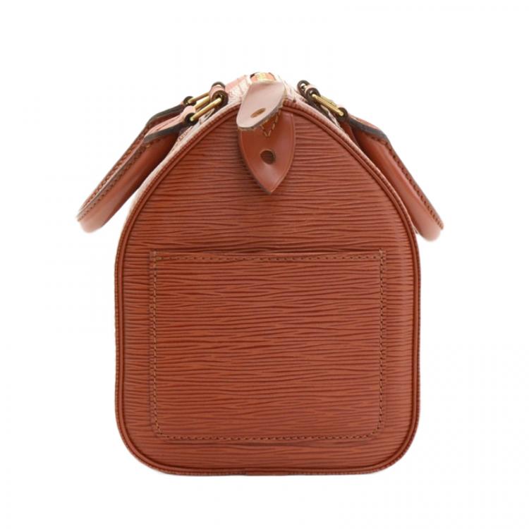 Pre Owned Louis Vuitton Kenyan Fawn Epi Leather Speedy 25