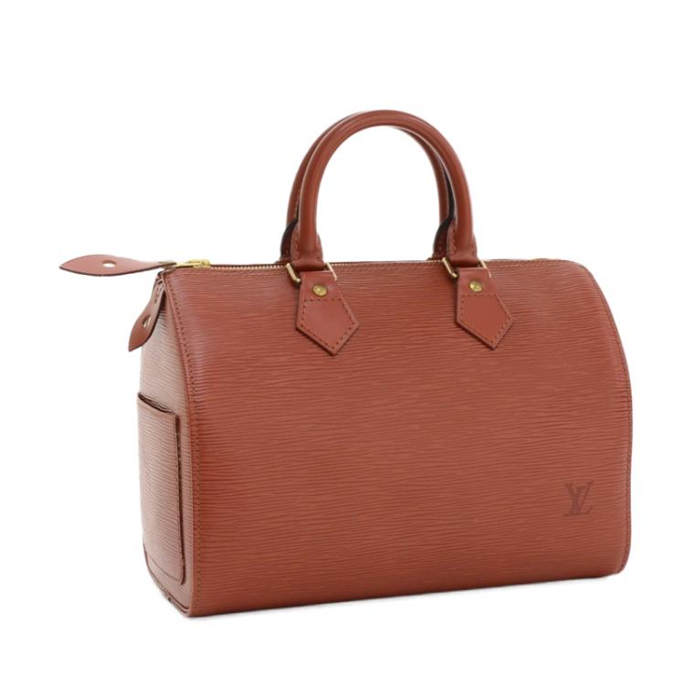 Pre Owned Louis Vuitton Kenyan Fawn Epi Leather Speedy 25