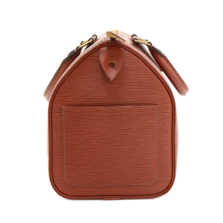Pre Owned Louis Vuitton Kenyan Fawn Epi Leather Speedy 25