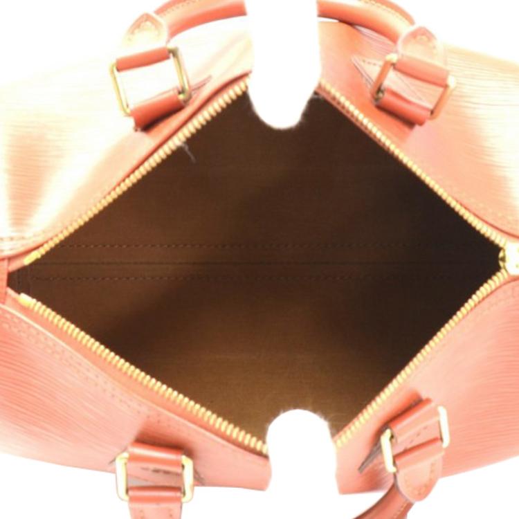 Pre Owned Louis Vuitton Kenyan Fawn Epi Leather Speedy 25