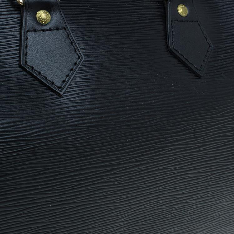 Pre Owned Louis Vuitton Black Epi Leather Speedy 25