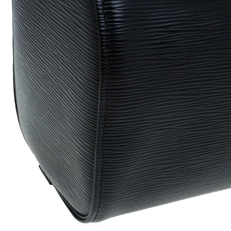 Pre Owned Louis Vuitton Black Epi Leather Speedy 25
