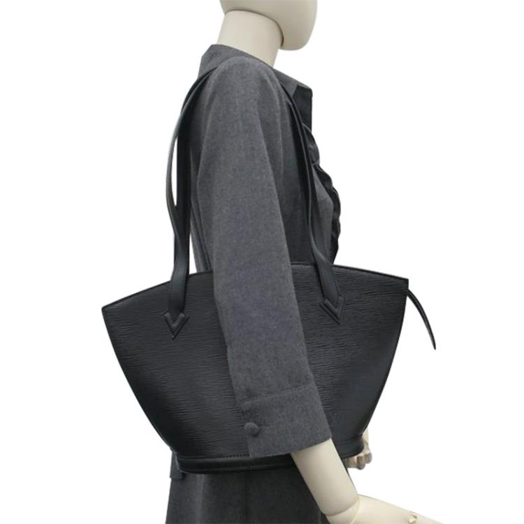 Louis Vuitton Suhali Lockit PM Handbag Black leather. USED ONCE!