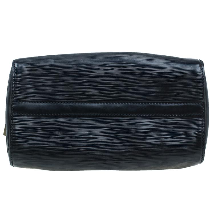 Pre Owned Louis Vuitton Black Epi Leather Speedy 25